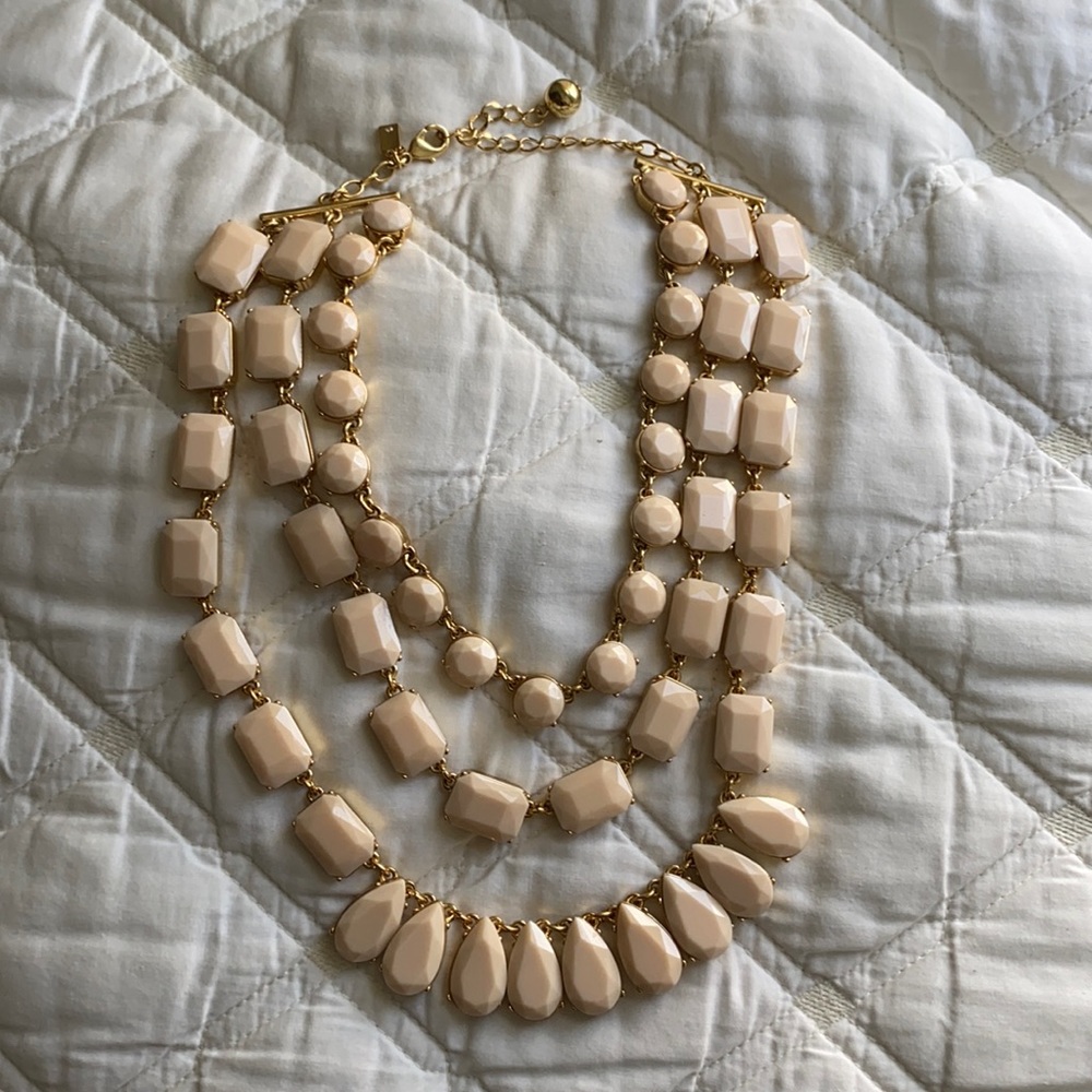 Kate Spade 3-row necklace